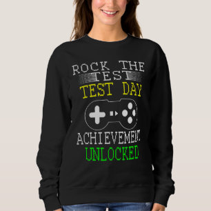 Testen des Testlehrers am Testtag Sweatshirt