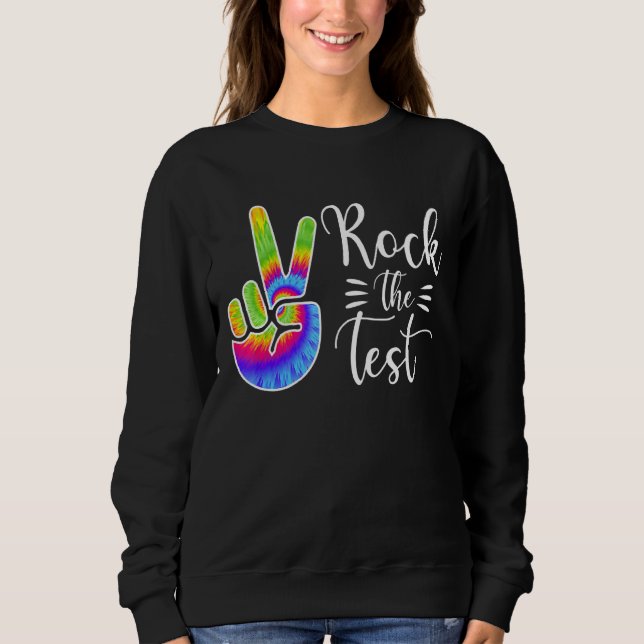 Testen des Testlehrers am Testtag Sweatshirt (Vorderseite)