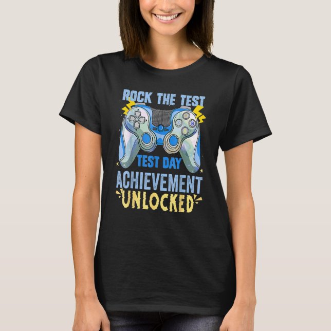 Testen des Teststaates Gamer Rock the Tes T-Shirt (Vorderseite)