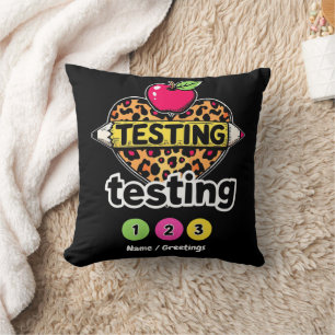 Testen Testen 123 Anleitung zum erfolgreichen Test Kissen