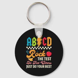 Testen von ABCD-Tests als Testlehrer Schlüsselanhänger