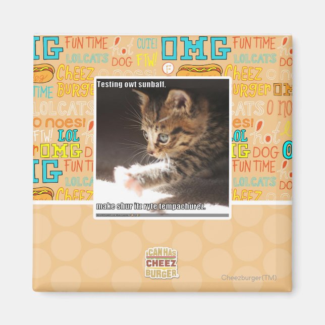 Testen von Sonnen Magnet (Vorne)