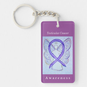 Testicule Cancer Sensibilisation Ruban Angel Porte
