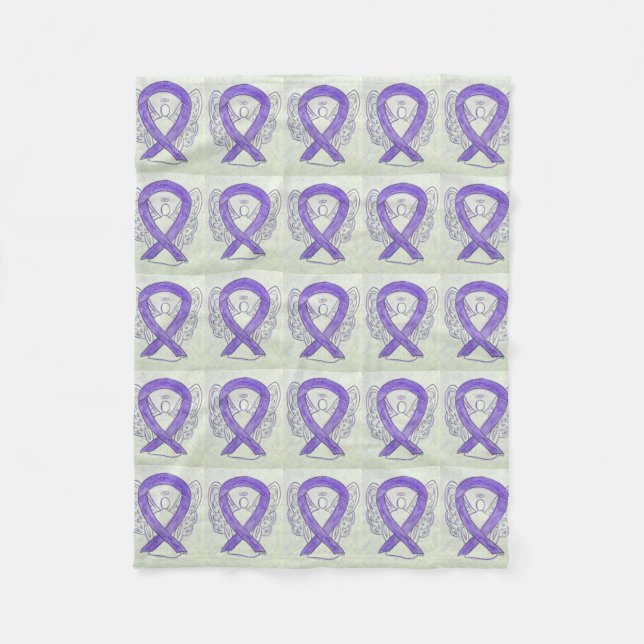 Testicule Cancer Sensibilisation Ruban Couvertures (Devant)