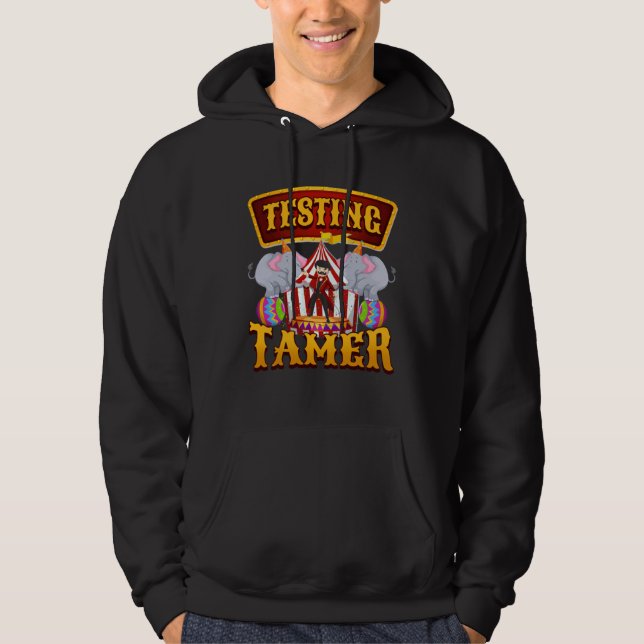 Testing Tamer Test Day Teacher in Circus Theme Wom Hoodie (Vorderseite)