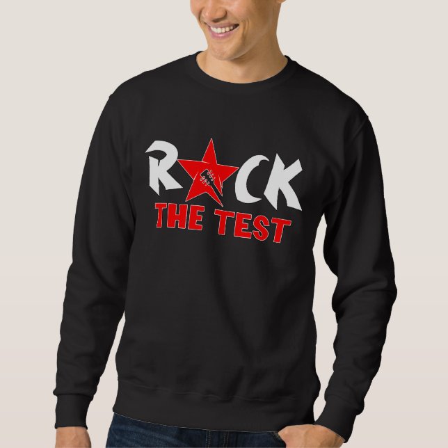 Testlehrer-Testtag abbrechen Sweatshirt (Vorderseite)