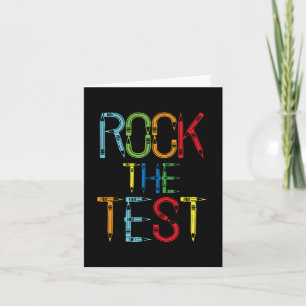 Testlehrer Testtag Funny Testday Teache Karte