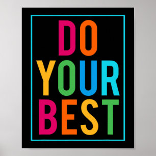 Testmodus am Lehrer Staat Testideen Schoo Poster