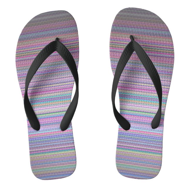 Testmuster für den defekten Fernsehbildschirm Flip Flops (Fußbett)