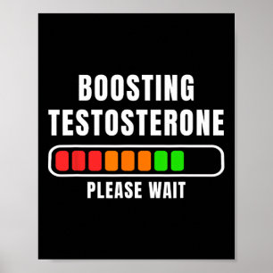 Testosteron-Ladung steigern  Poster