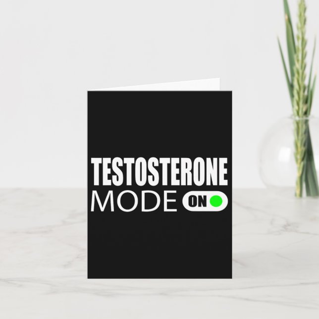 Testosteron-Modus Ein Karte (Vorderseite)