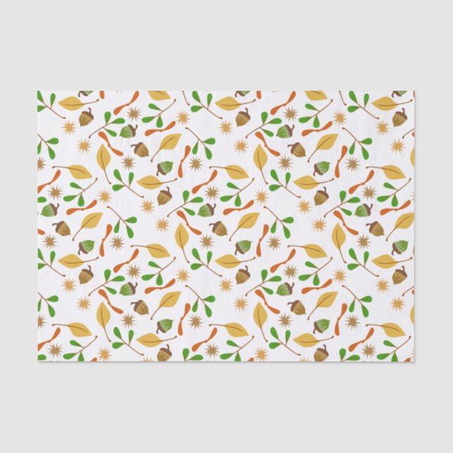 Testpapier für Herbstgelegenheiten Seidenpapier (Vorderseite)