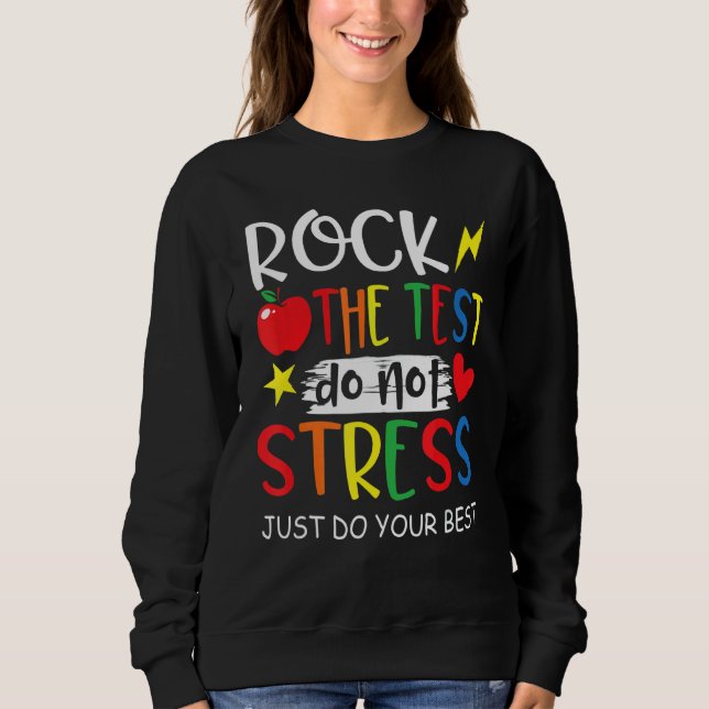 Testtag blockiert den Test nicht Sweatshirt (Vorderseite)