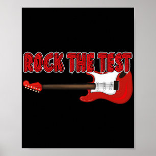 Testtag des Testgitarrenlehrers Poster