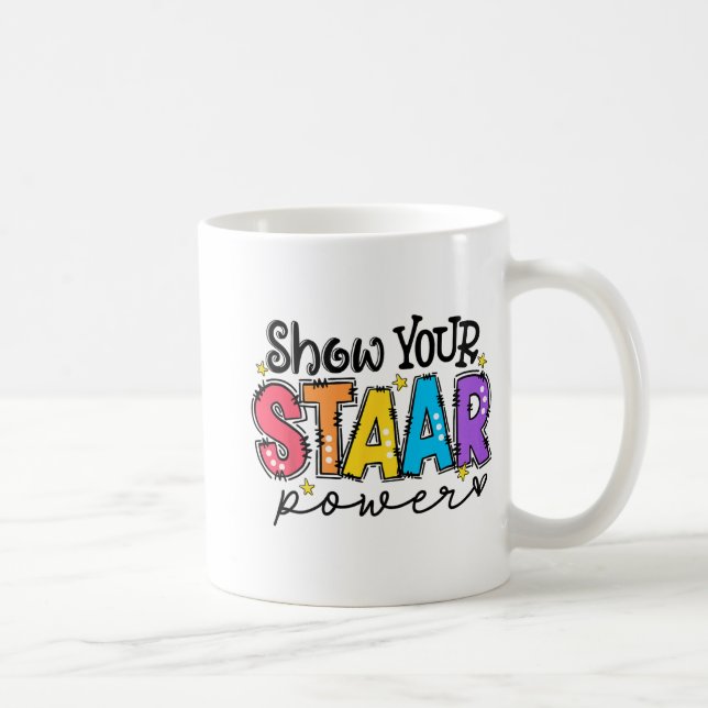 Testtag für den Power Ihres Staars Kaffeetasse (Rechts)