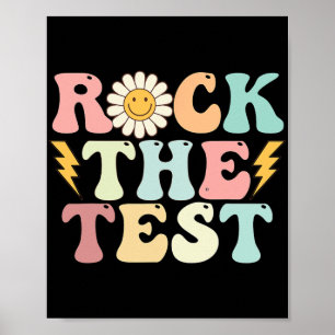 Testtag für den Retro Groovy Teacher Test Poster