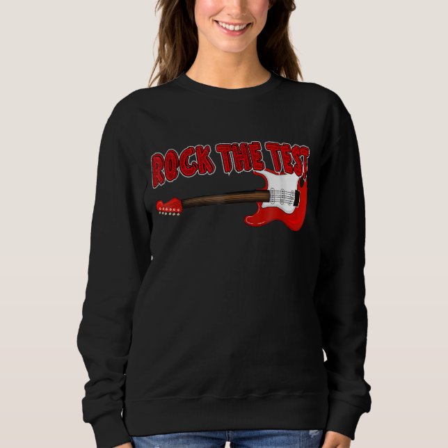 Testtag für den Testgitarrist Sweatshirt (Vorderseite)