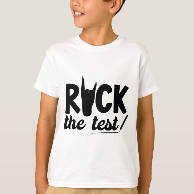 Testtag für Lehrer T-Shirt (Vorderseite)