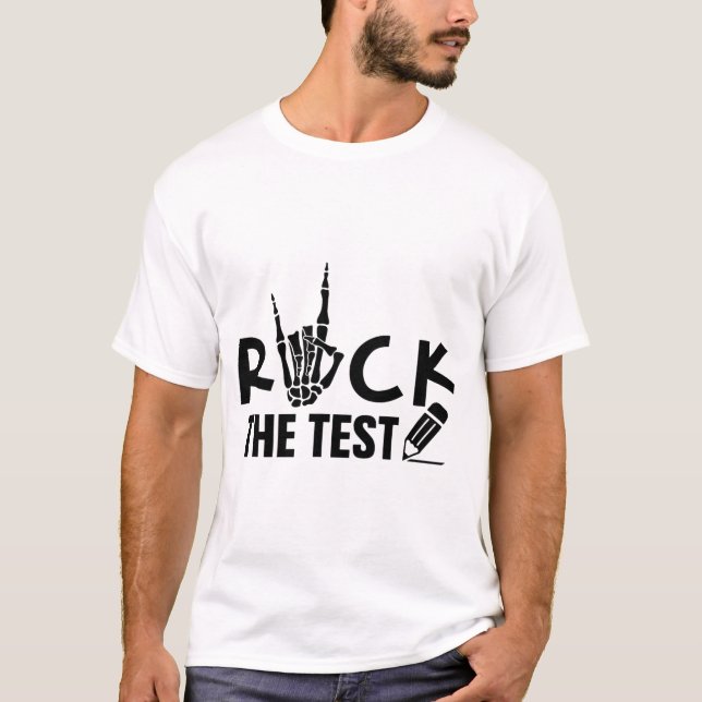 Testtag für Lehrer T-Shirt (Vorderseite)