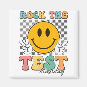 Testtag Groovy Smile überprüft Rock The Test Magnet