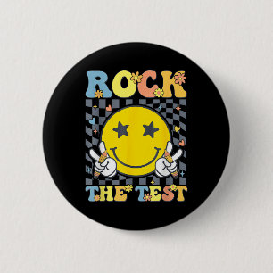Testtag-Lehrer Button