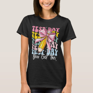 Testtag Rock den Test Motivationslehrer Du schaffs T-Shirt