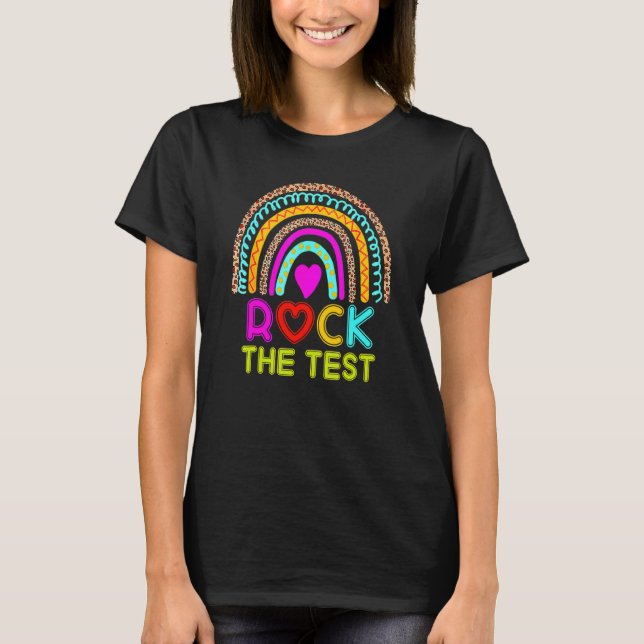 Testtag rockt den Testlehrer-Testtag T-Shirt (Vorderseite)