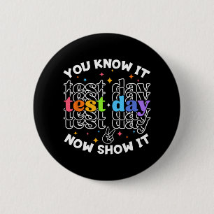 Testtag Testtag Lehrer Studententesttag Button