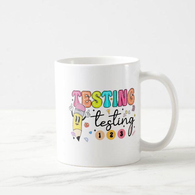 Testtag - Yall Testtag Lehrer Kaffeetasse (Rechts)