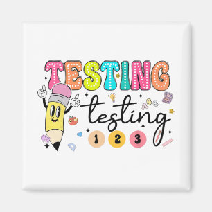 Testtag - Yall Testtag Lehrer Magnet