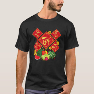 Tet Vietnamesisch Neujahrsdekoration Lixi Me Jahr  T-Shirt