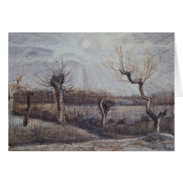 Tetards (Pollards) Van Gogh Dessin d&#x27;art (Devant Horizontal)