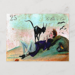 Tete A Tete Postcard Postkarte