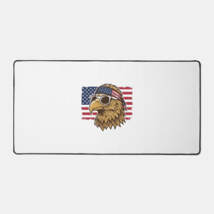 Tête d'aigle patriotique Gravure vintage Graphique