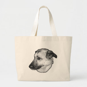 Tête de bande dessinée, sac fourre-tout quotidien