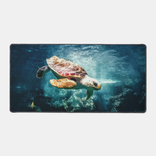 Tête de dendroctone de la tortue marine