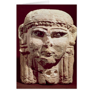 Tête de la déesse Ishtar, d'Amman, la Jordanie