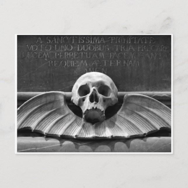 Tête de mort, carte du Cabinet (Devant)