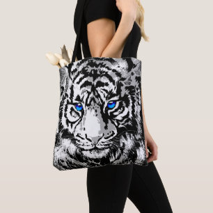 Tête de tigre blanc de Sibérie - Sac fourre-tout d