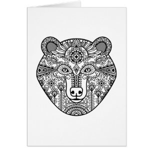 Tête d'ours de style