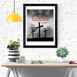 Tetelestai Christian Biker's  Poster
