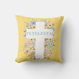 Tetelestai Throw Kissen