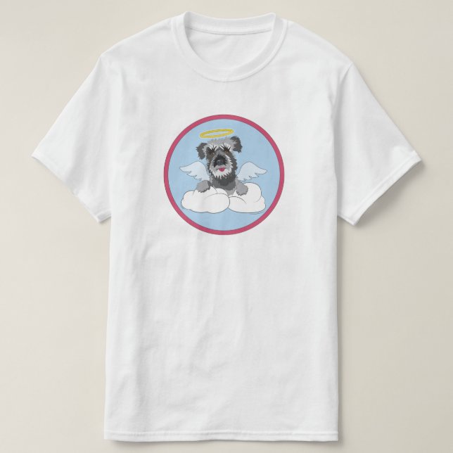 Têtes Haut Coeur Ouvrir Pluto Angel T-Shirt (Design devant)