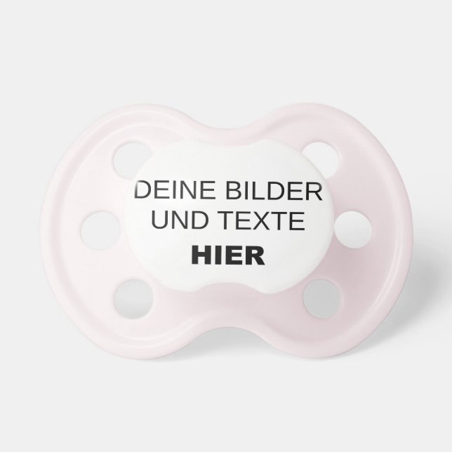 Tétine Impression individuelle de Schnuller (Devant)