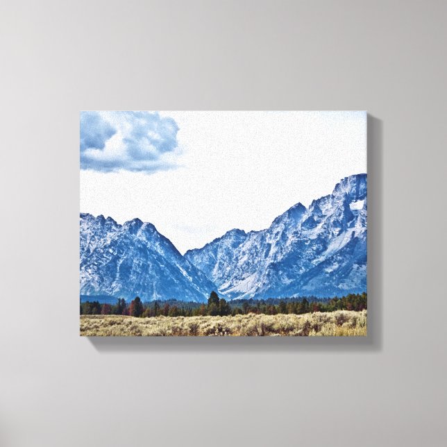 Teton 6976 leinwanddruck (Vorderseite)