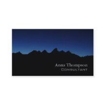 Teton Blau-Visitenkarte