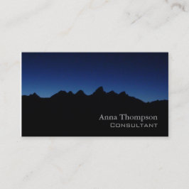 Teton Blau-Visitenkarte Visitenkarte