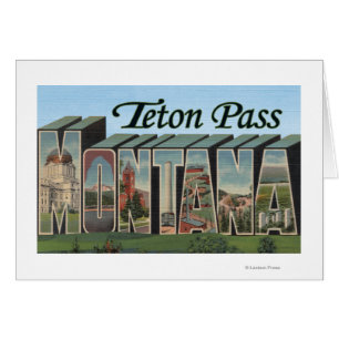 Teton Durchlauf, Montana