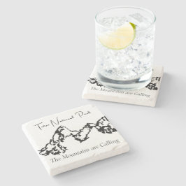 Teton Nationalpark Stone Untersetzer