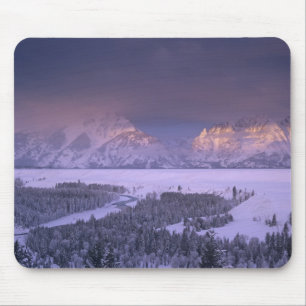 Teton Range from Snake River Overlook, Grand Mousepad